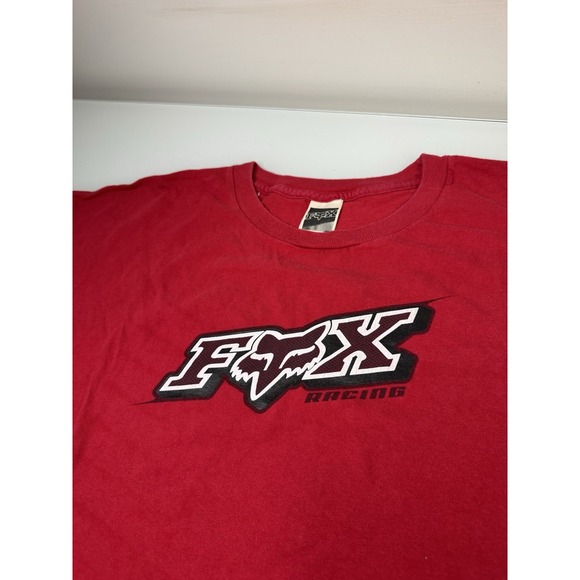 Fox Other - Mens Fox Racing Vintage Y2K T-Shirt Size 2XL Red Motocross MX